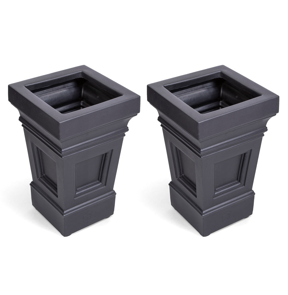 black box planters Atherton Planter Box 2 Pack (Onyx Black) – Kingsley Park
