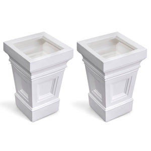 Atherton Planter Box 2 Pack (Classic White)