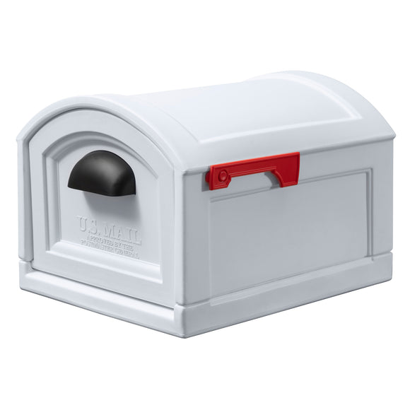 Kingsley Park Town-to-Town XL Post-Mount Mailbox™ - White