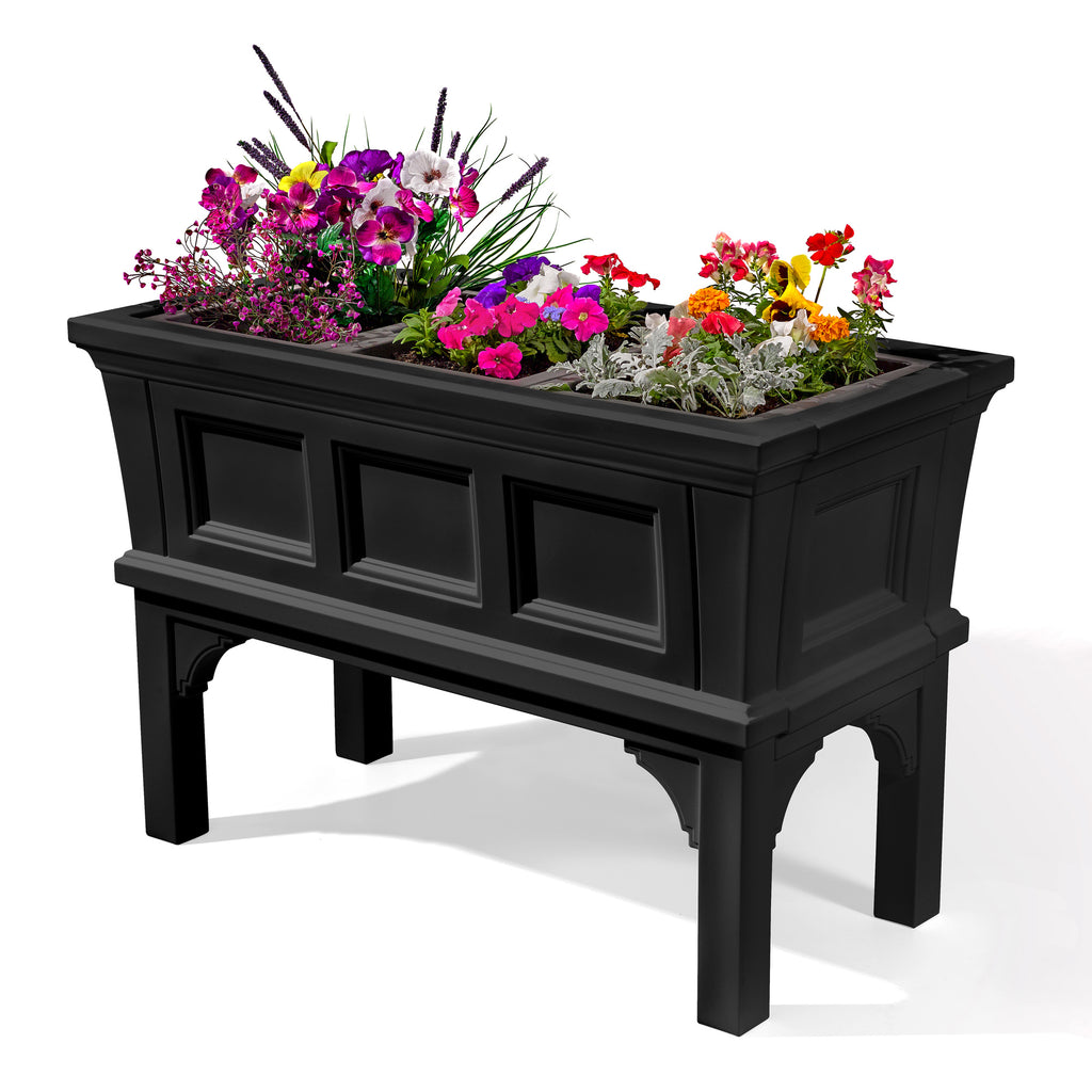 Atherton Raised Planter Box Onyx Black